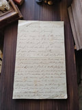 Lettre manuscrite ancienne 1866 – écriture cursive – document d’époque vintage