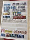 Lot de timbres oblitérés Pays-Bas, multiples couleurs et motifs variés