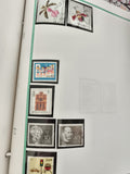 Timbres DDR Allemagne de l'Est oblitérés, thématiques fleurs, personnages, archi