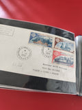Ancienne enveloppe oblitérée TAAF 1976 timbres navires polaires philatélie
