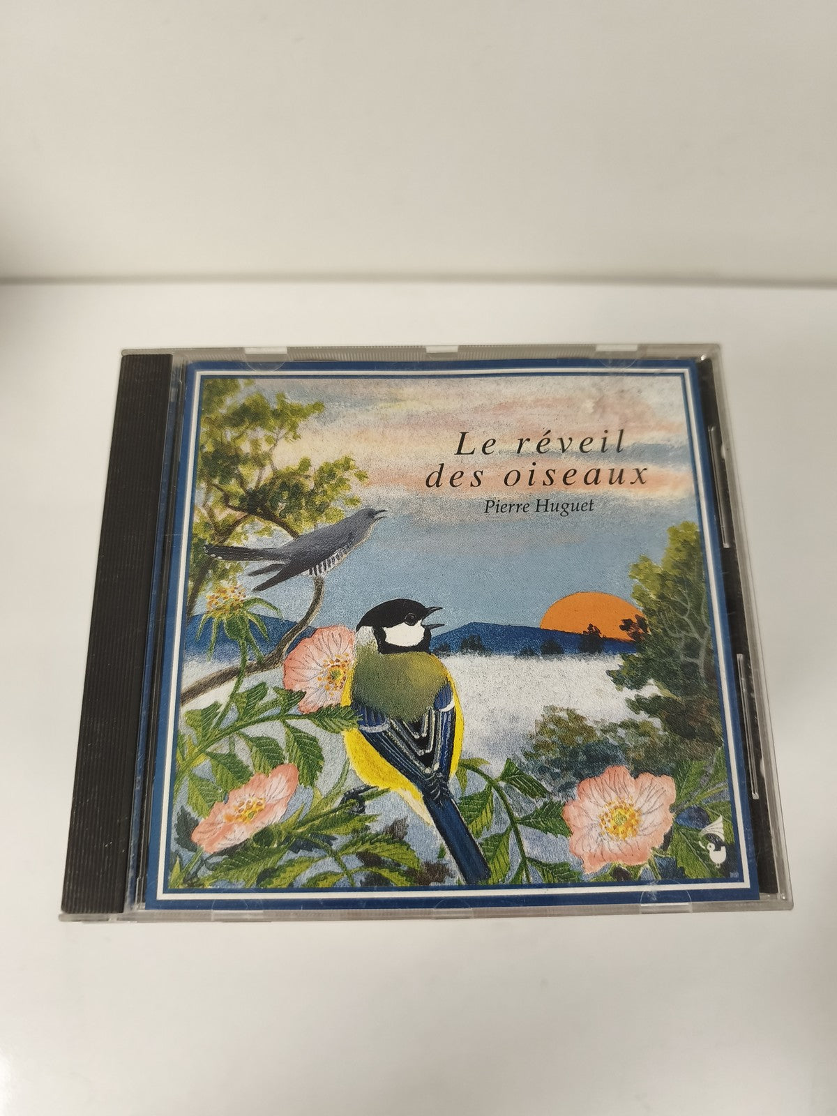 CD Le réveil des oiseaux Pierre Huguet chants d?oiseaux nature pochette illustré