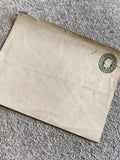 Lettre affranchie Belgique 5 centimes timbre vert philatélie enveloppe ancienne