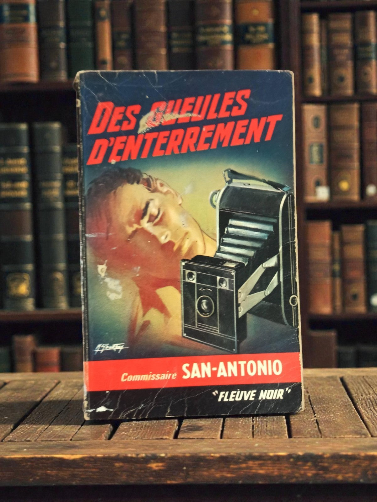 Roman polar vintage San-Antonio Des gueules d?enterrement Fleuve Noir ancien