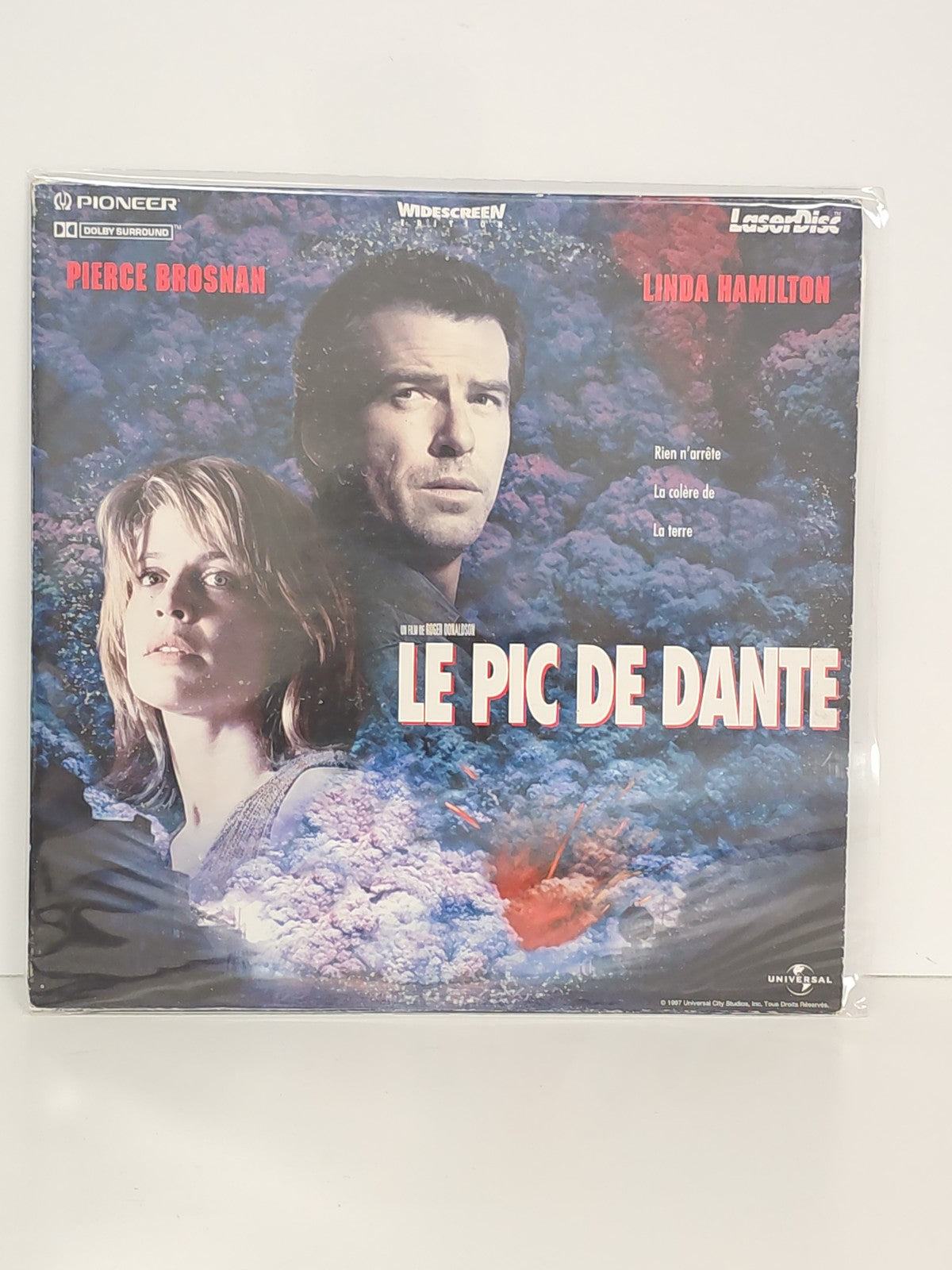 Laserdisc Le Pic de Dante Film Catastrophe Aventure Français Occasion
