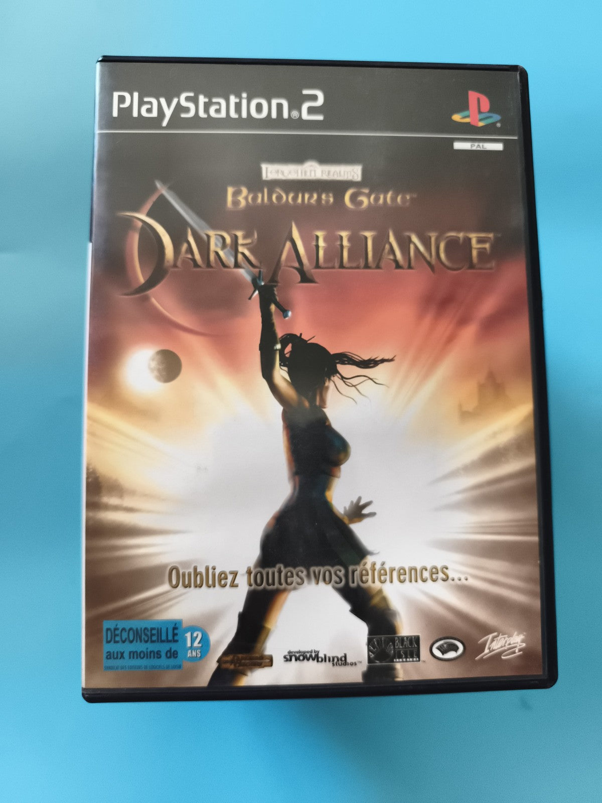 Jeu PS2 Baldur's Gate Dark Alliance PlayStation 2 PAL fantasy action RPG