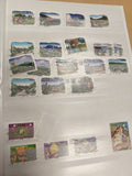 Lot timbres oblitérés France paysages thématiques animés Lettre prioritaire