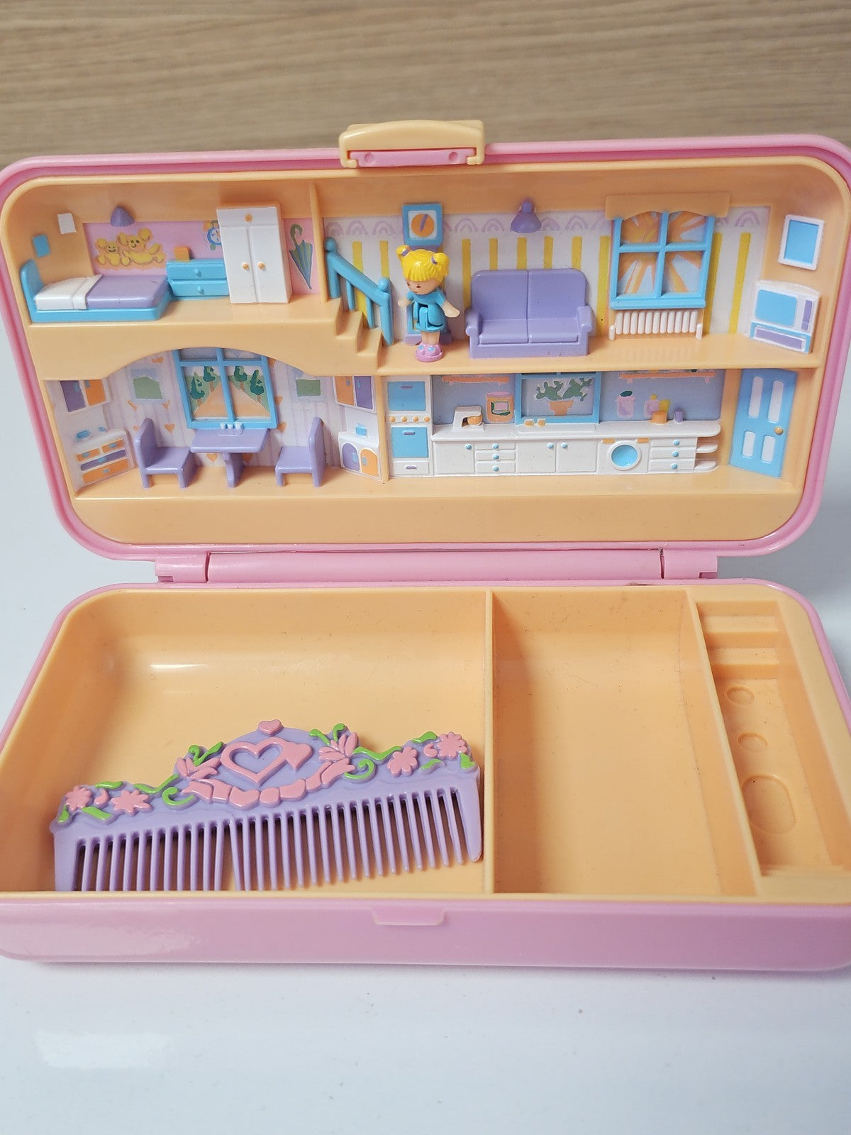 Vintage Polly Pocket Bluebird 1990 Pretty Hair ancien coffret rétro collection r