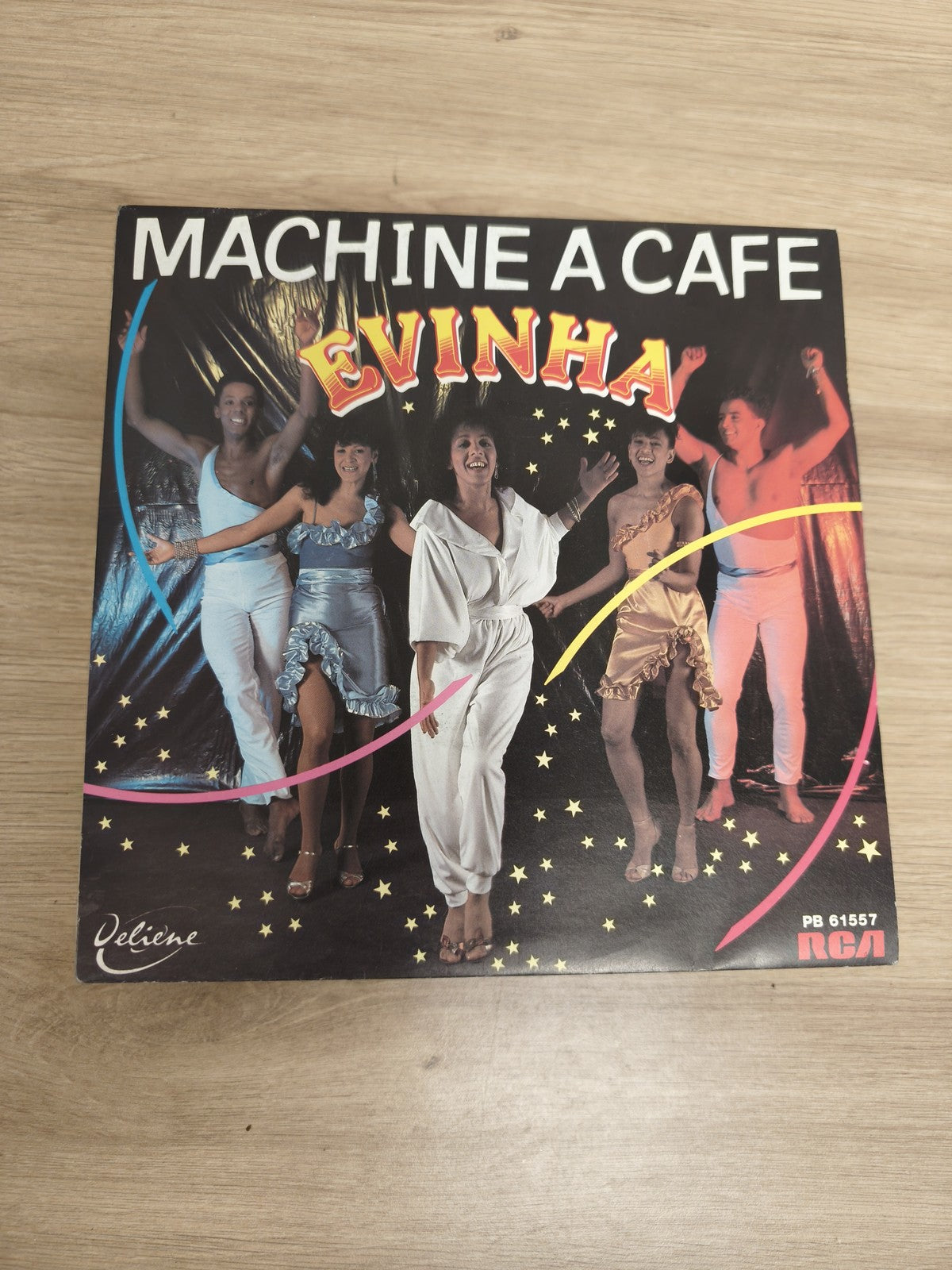 Vinyle 45T Evinha Machine à Café RCA PB 61557 pochette étoilée d'occasion