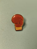 Vintage pin's boxe gant rouge Bristol ancien collection sport (Ref 6)