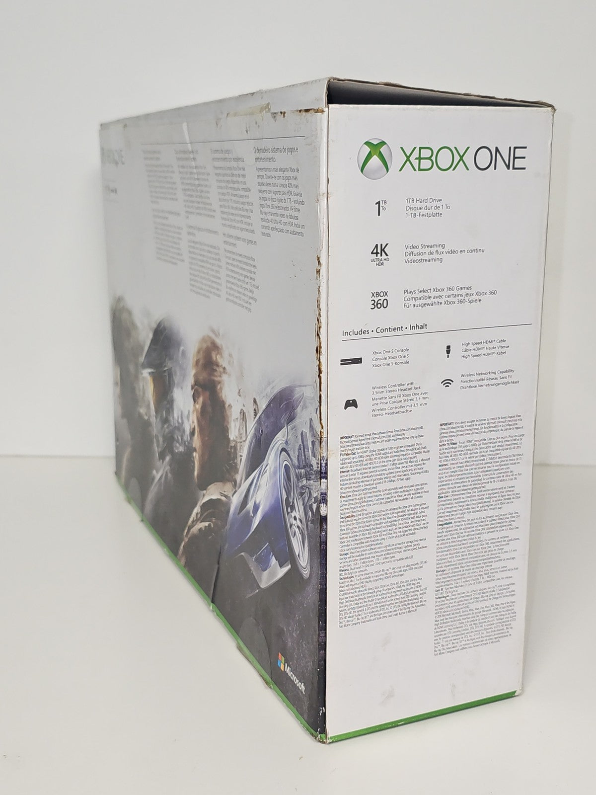 Boîte vide d'origine pour Xbox One, étui de remplacement officiel console Micros