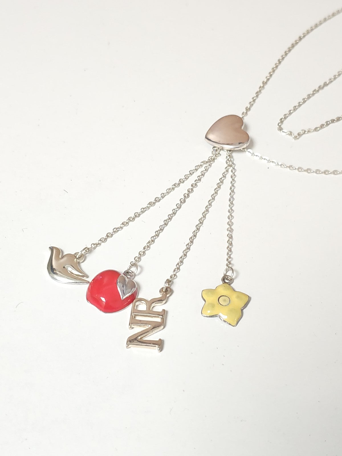 Collier sautoir signé Nina Ricci, long pendentif élégant femme, bijou occasion
