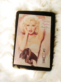 Carte publicitaire parfum Christina Aguilera Royal Desire vintage ancien objet p