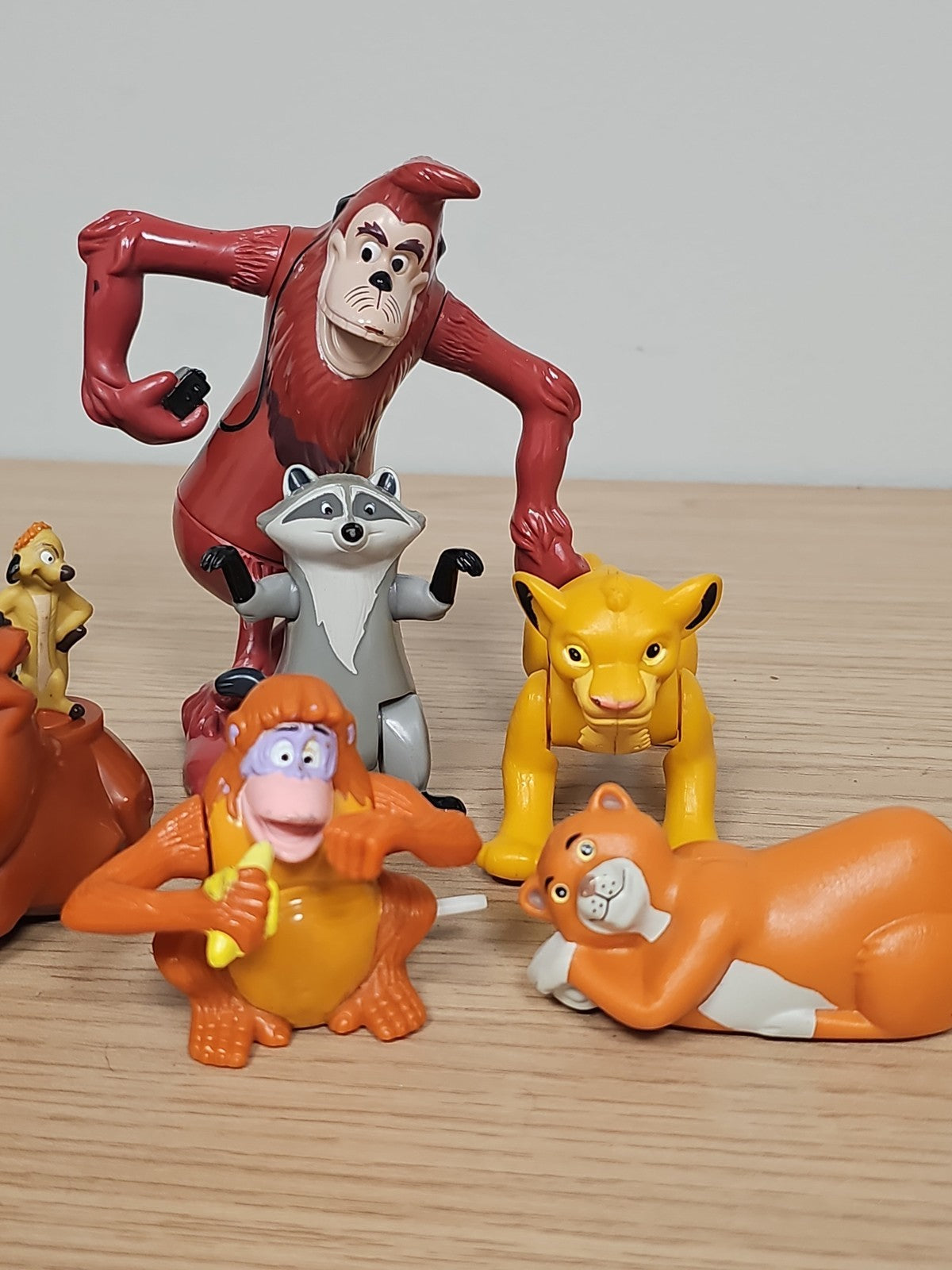 Lot figurines vintage Disney Roi Lion Jungle Book rétro jouets personnages
