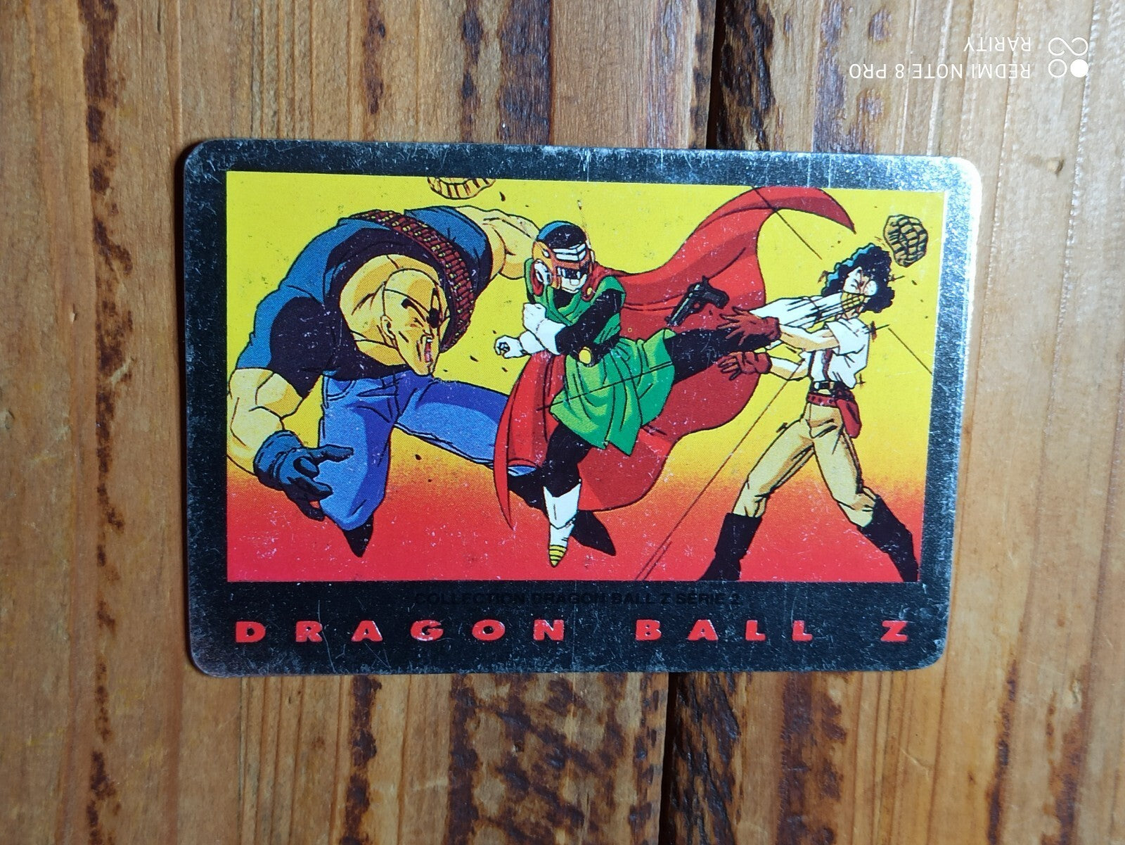 Carte Dragon Ball Z Cardass vintage série 1 ? personnage Great Saiyaman