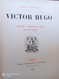 Livre Victor Hugo 1887 Édition Nationale Testard Hernani Marion de Lorme Paris