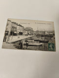 Carte postale ancienne La Seyne-sur-Mer Le Port vintage noir et blanc timbre 5c