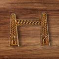 Broche Vintage Étoile Américaine Argentée, Motif Relief, Bijou Ancien