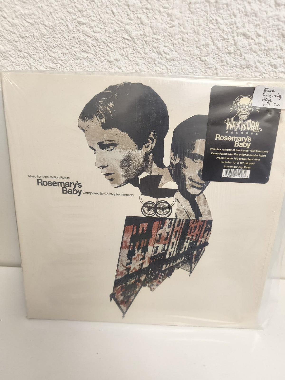 Vinyle 33 tours Rosemary's Baby Waxwork LP OST Christopher Komeda neuf scellé