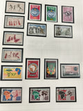 Timbres République du Tchad Afrique lot thématiques ONU santé poste philatélie