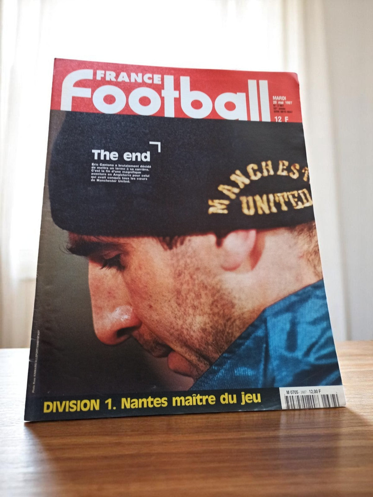 Magazine France Football 1997 Éric Cantona Manchester United vintage collector
