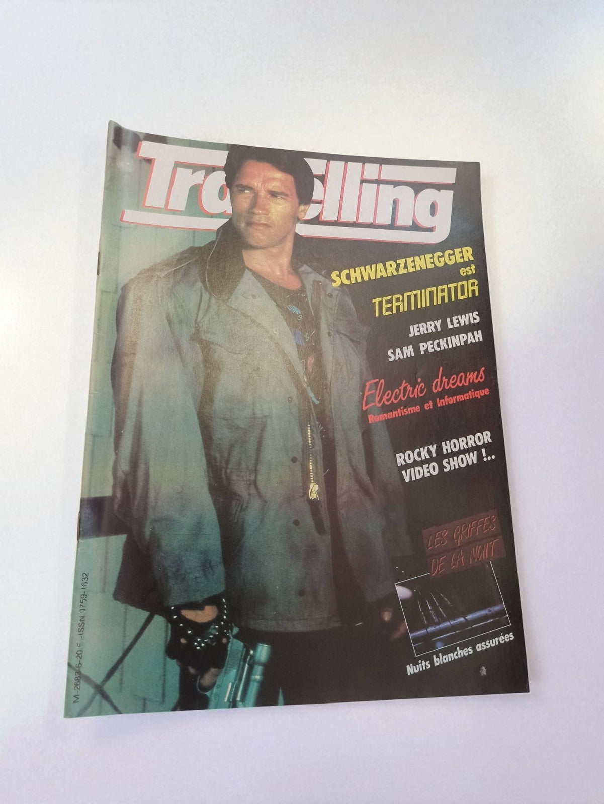 Magazine cinéma Travelling vintage Schwarzenegger Terminator ancien film rétro