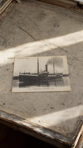 Carte postale ancienne paquebot Circassie Compagnie Paquet maritime vintage