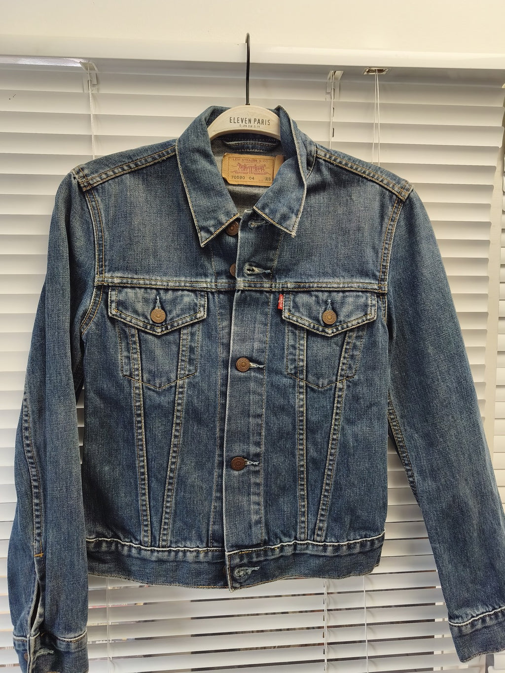 Veste en jean Levi's homme XS vintage ancien blouson rétro collectionneur