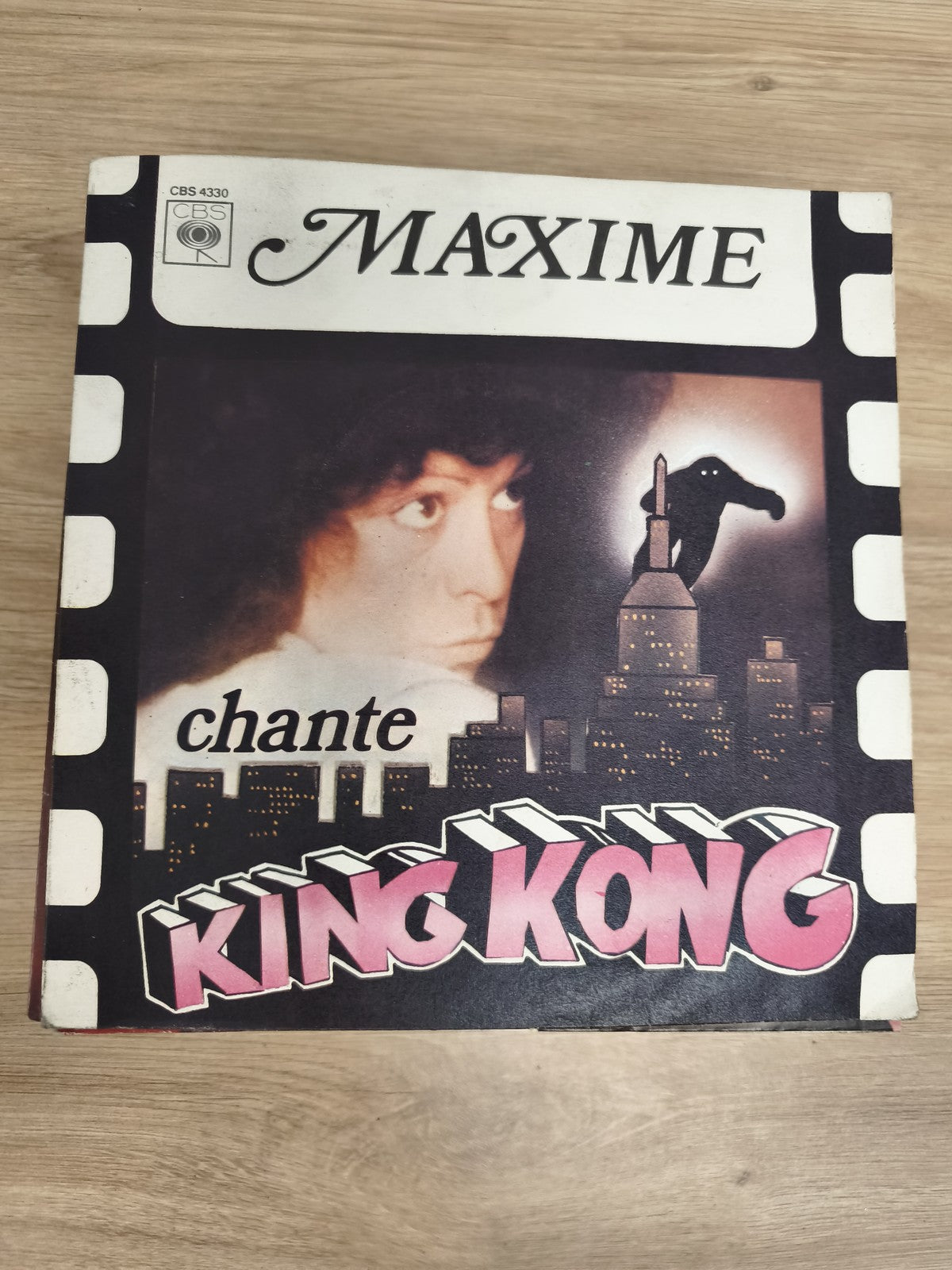 Vinyle 45 tours MAXIME chante King Kong pochette film CBS 4330