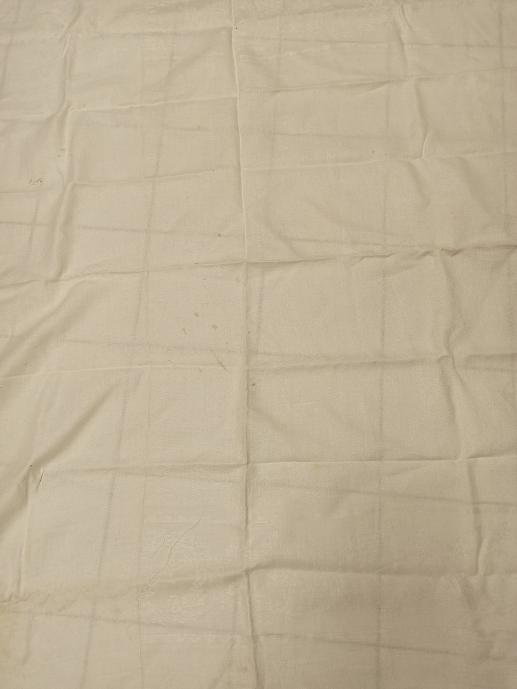 Drap de lit ancien brodé fin XIXe vintage rare, linge rétro collection déco