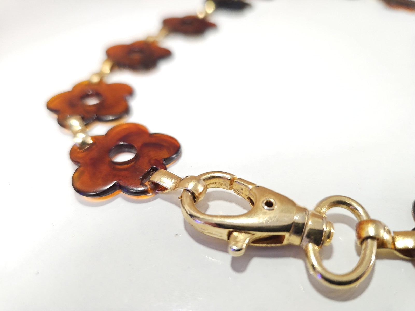 Collier rétro ancien fantaisie, bijou vintage original pour collectionneur