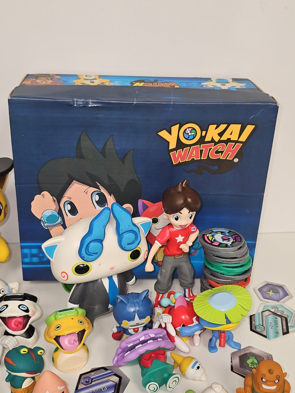 Lot vintage figurines Yokai Watch occasion, collection rare, jouets anciens enfa
