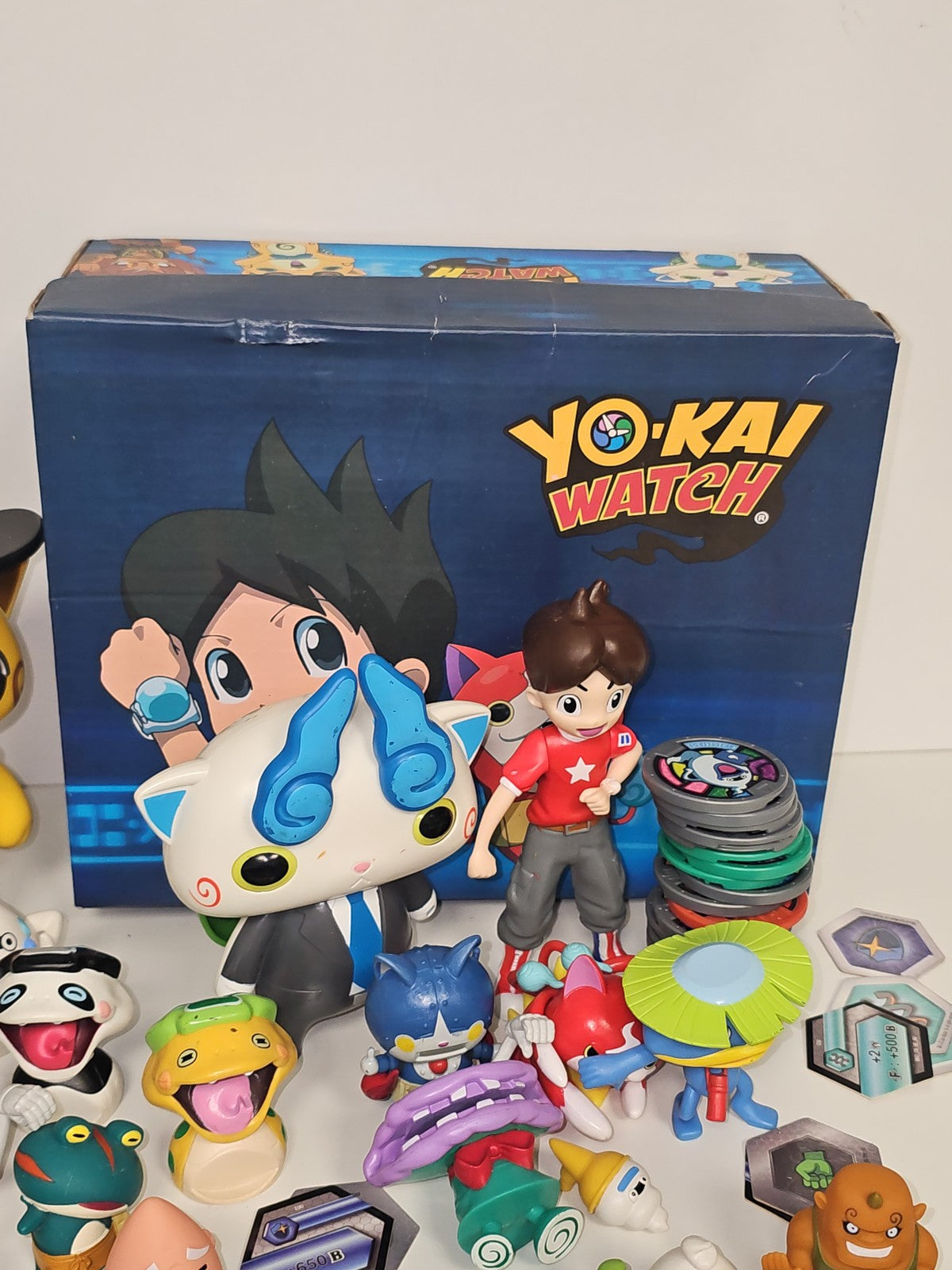 Lot vintage figurines Yokai Watch occasion, collection rare, jouets anciens enfa