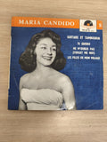 Vinyle 45 tours Maria Candido Polydor Guitare et Tambourin pochette bleue