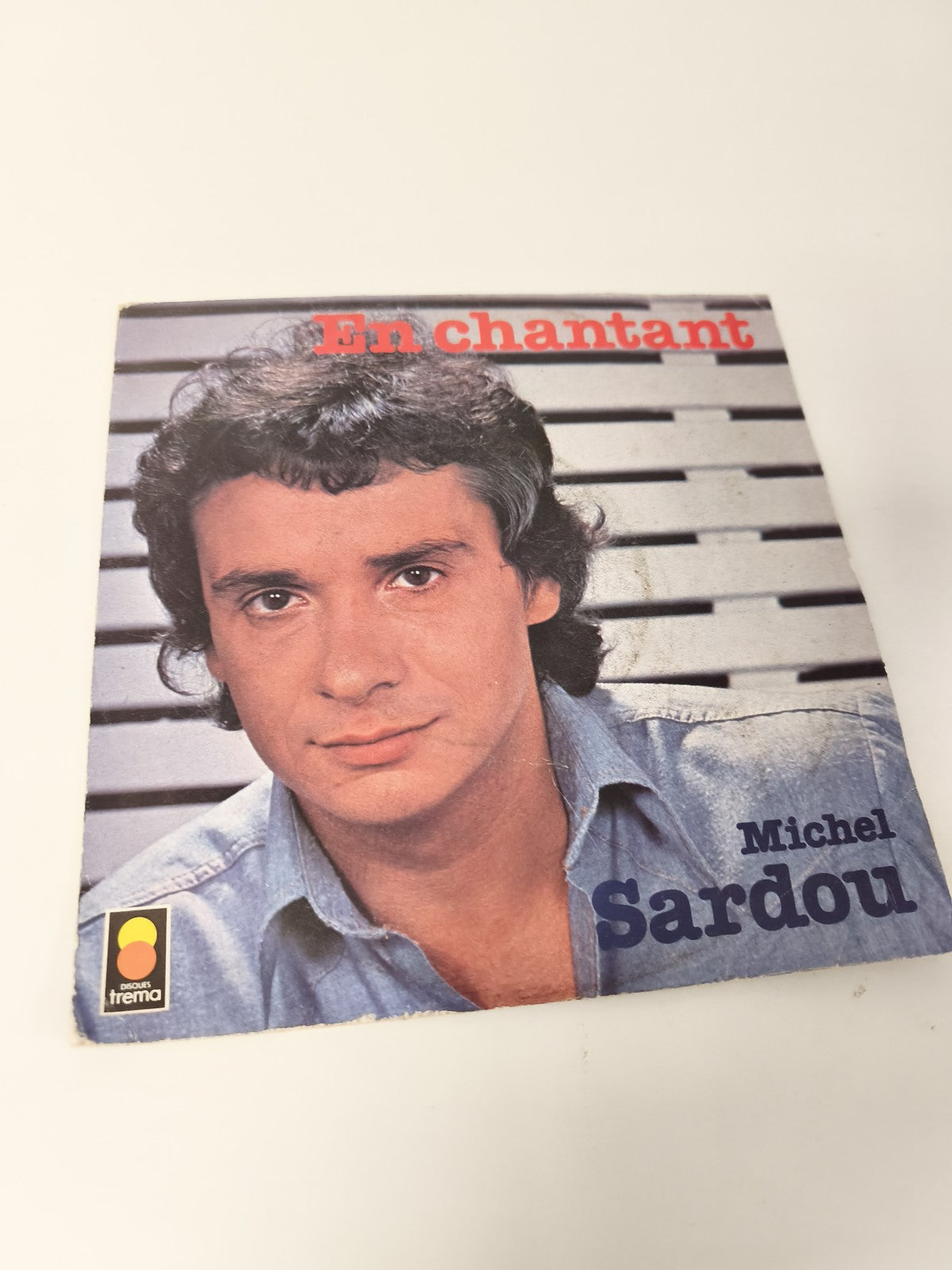 Vinyle 45 tours ancien Michel Sardou rétro vintage collection musique française