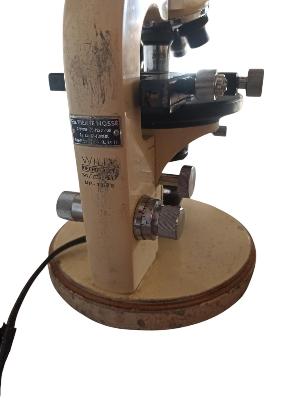 Microscope binoculaire Wild Heerbrugg Suisse avec valise optique pro