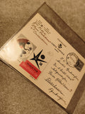 Carte postale Expo 58 Bruxelles timbrée philatélie Belgique World Fair (Ref 27)