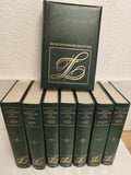 Grand Dictionnaire des Lettres Larousse vert doré lot 8 volumes ancien dictionna
