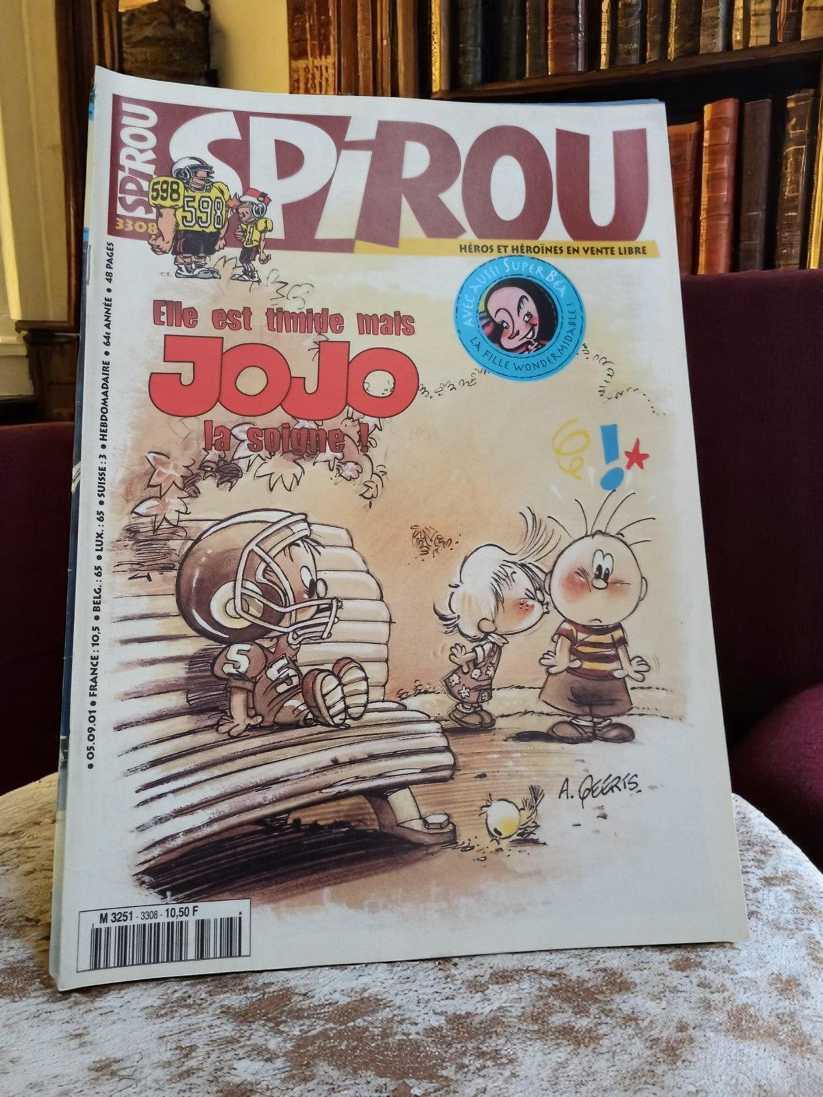Magazine Spirou ancien n°3308 Jojo rétro vintage édition collector