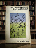 Livre ancien Kraut und Unkraut édition rare vintage pour collectionneurs Allemag