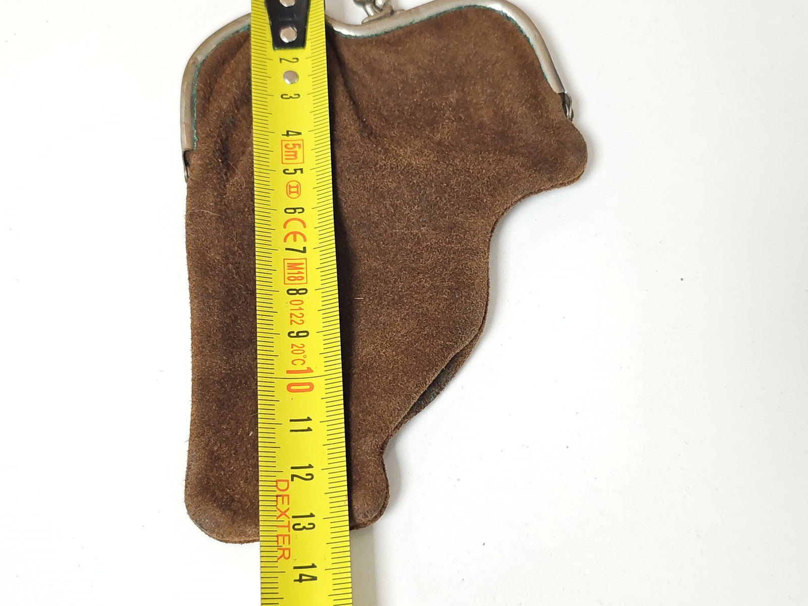 Vintage leather wallet 1920s retro collection authentic accessory