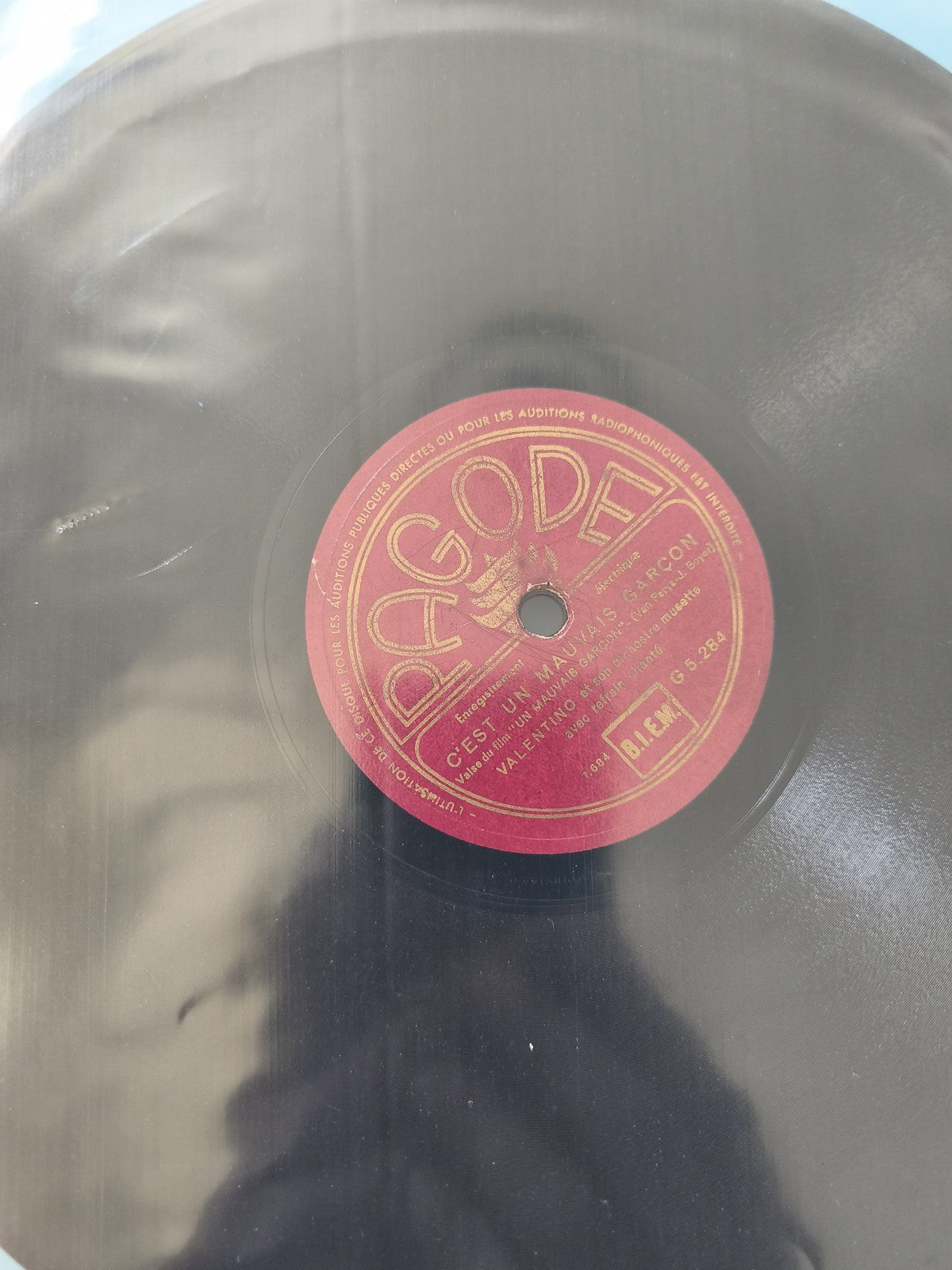Vintage vinyle 33 tours ancien disque "C'est un mauvais garçon" collection rétro