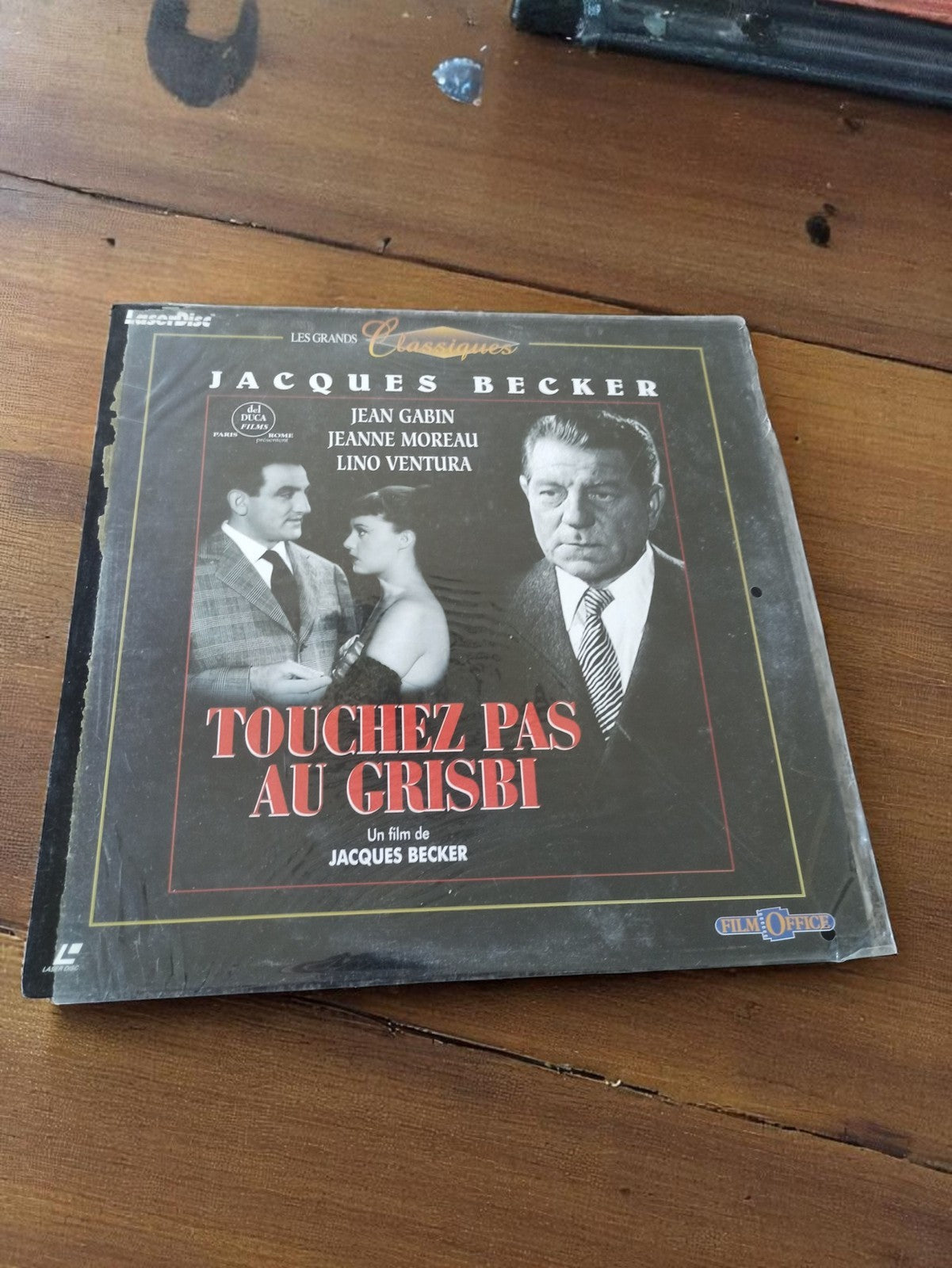 Laserdisc vintage Touchez pas au Grisbi Jacques Becker Jean Gabin Film Classique