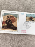 Lettre Premier Jour Femme à l’ombrelle Eugène Boudin CEF FDC ancien philatélie
