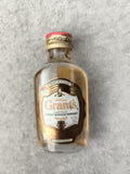 Miniature whisky Grant's 5cl partiellement remplie écusson doré 43% vol