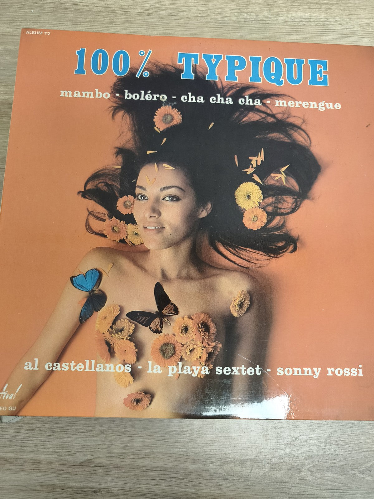 Vinyle 33T 100% Typique mambo boléro cha cha cha merengue al castellanos