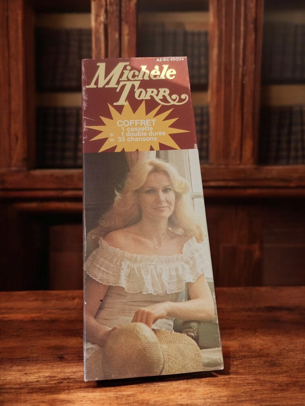 Coffret cassette audio vintage Michèle Torr 33 chansons double durée K7 ancien