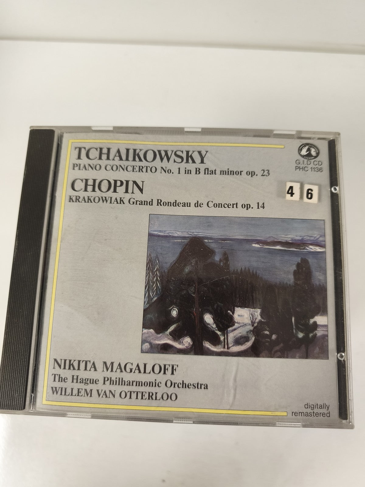 CD Tchaikowsky Chopin Nikita Magaloff Willem Van Otterloo PHC 1136 Classique