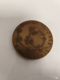 Médaille bronze Banque Française Italienne Amérique Sud 50 ans décor étoiles