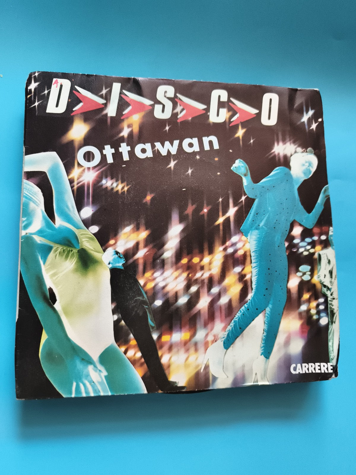 Vinyle 45 tours Ottawan DISCO Carrere pochette illustrée années 80