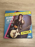 Vinyle 45 tours Joan Jett & the Blackhearts Crimson and Clover pochette couleur